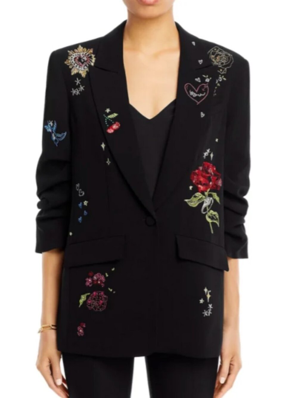 Cinq à Sept Daydream Doodles Embroidered Blazer